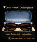 Gucci Women’s Oval Sunglasses